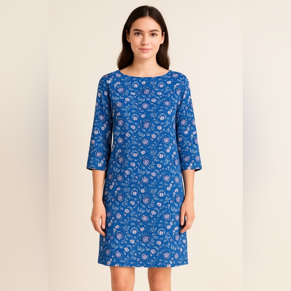 NEW • Tucker • The Pod Dress Silk Regal Floral Sm